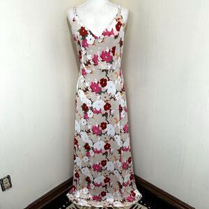 Market & Spruce Floral Maxi Dress Size XL Stitch Fix Dress Soft Stretch